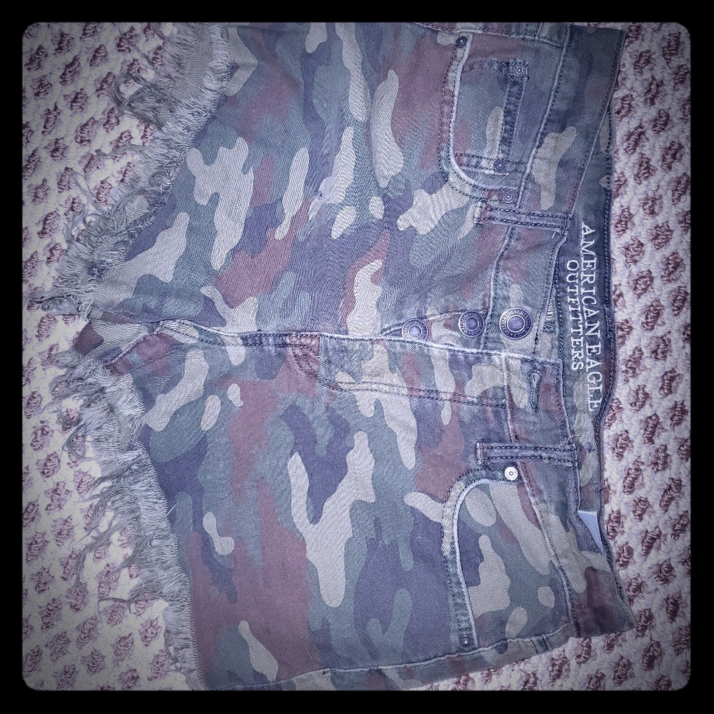 Camo shorts; cute and comfortable